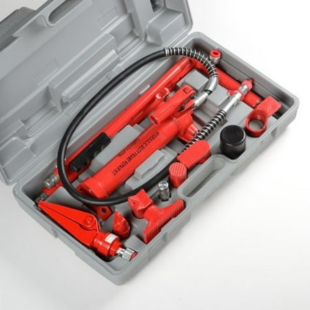 4 Ton Porta Power Pump Auto Body Repair Set with Blow Mold Case All in One