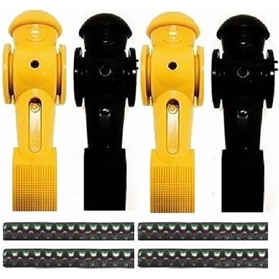 4 Tornado Foosball Men Counter Balanced Roll Pin