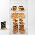 thumbnail image 1 of 4 Tray Economy Knock Down Display Case - Clear, 1 of 1