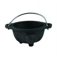 thumbnail image 1 of 4" Triquetra Cast Iron Cauldron with Carry Handle for Spells, Smudging, Ritual & Blessings, 1 of 2