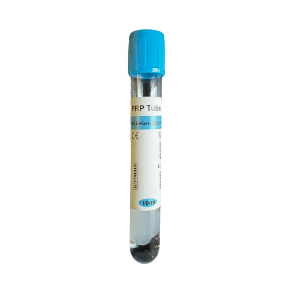 4 Tubes Platelet-Rich Plasma (PRP) Tubes with ACD, Gel Separator, and Biotin. EXP 10/25