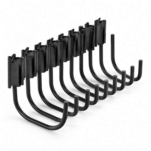 4" U (10 Pack) Heavy Duty Steel Hardware Grab Hooks For Trailer Van Tie-Downs