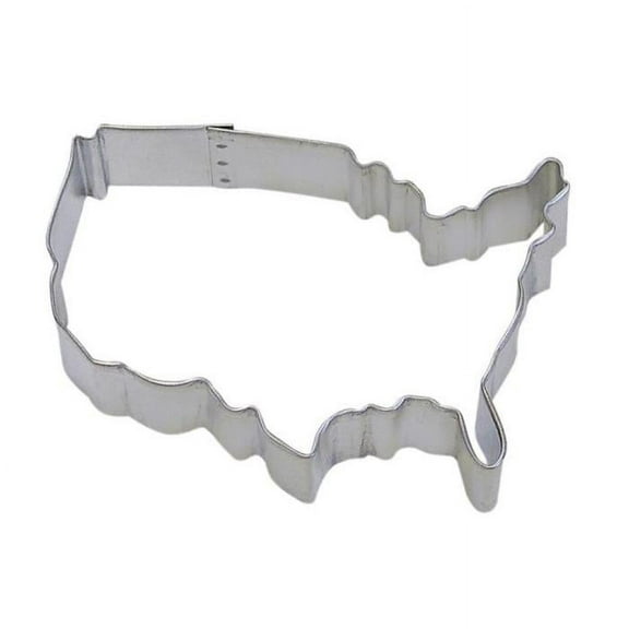 4 USA America Map Metal Cookie Cutter