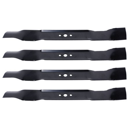 (4) USA Mower Blades® Blade For AYP® 917532176135 Poulan® PP22024 21" Deck