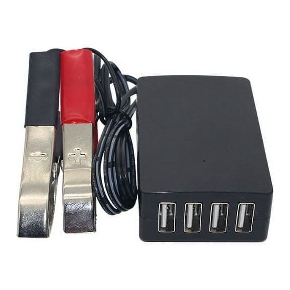 4 USB Port for Converter Convert 12v 24 v to 5v Power Adapter Low Power Consumption with Clip