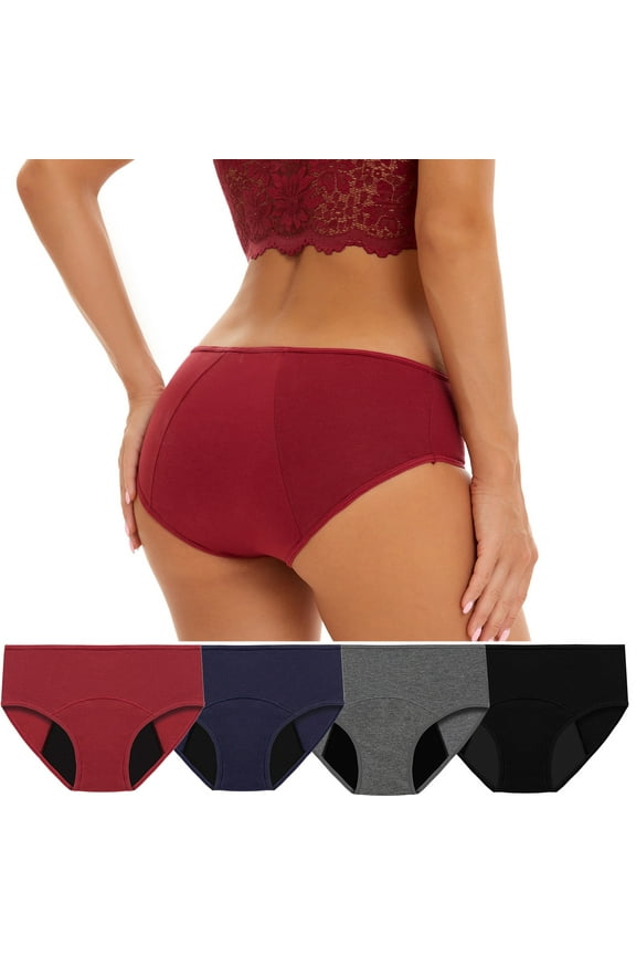 4 Underpants Patchwork Color Underwear Panties Bikini Solid Womens Briefs Knickers G String plus Size Boy Shorts Underwear for Women plus Size 4x Tucking Panties for Women Padded Underwear for Women