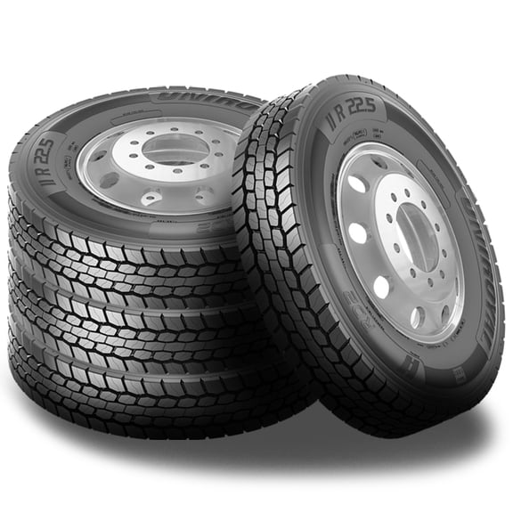 4 Uniroyal RD2 285/75R24 144/141L Load Range G 14 PLY Trailer / Long Haul/ Urban UNI11598 / 285/75/24 / 2857524