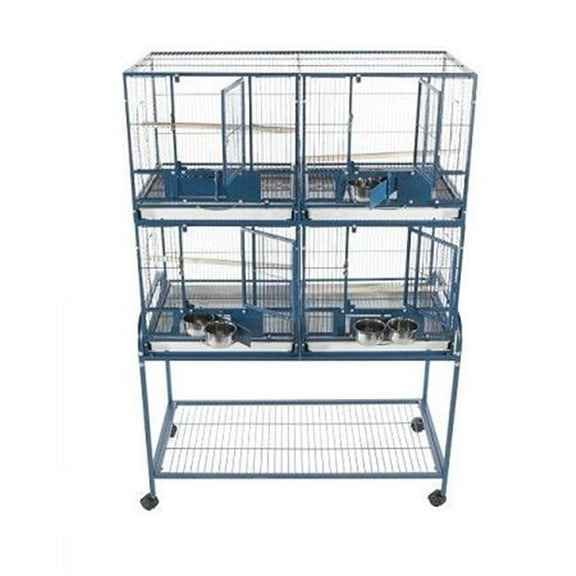 4 Unit Cage with Stand - Black