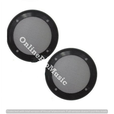 4" Universal Steel Mesh Protective Speaker Grills-Pair
