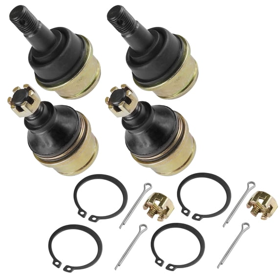 4 Upper / Lower A-arm Knuckle Ball Joint for Honda TRX420 Rancher 420 2007-2014