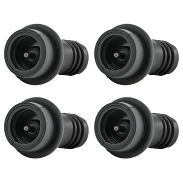 4 Vacuum Stoppers, Wine Stopper, Reusable Bottle Sealer Keeps Wine Fresh