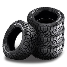 4 Venom Power Trail Hunter R/T RWL 285/55R20 122/119Q 10 PLY 50K Mileage Rugged CVPTHRT06R / 285/55/20 / 2855520