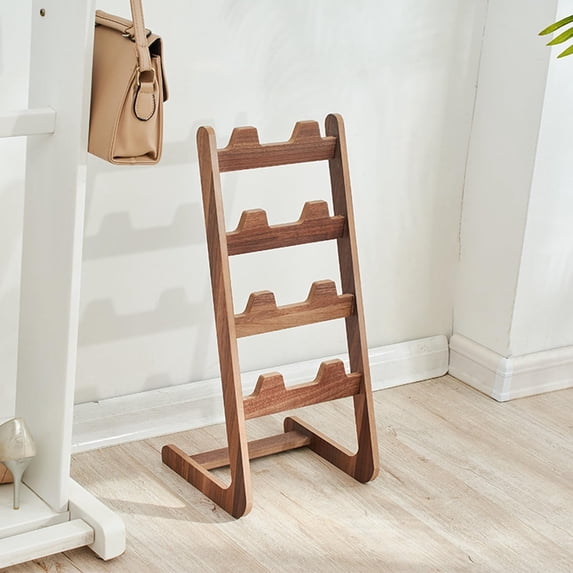 4 Vertical Rack,Space Corner with Storage Entryway,Foyer,Hallway,Brown ...