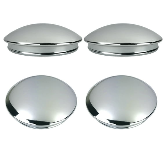 4 Vintage 8" inch Baby Moon Center Caps for Rally Wheels with 7" Inner Rings