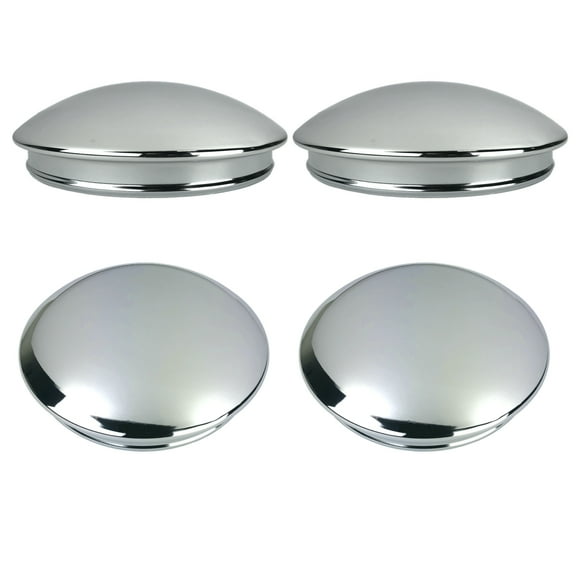 4 Vintage 8" inch Baby Moon Center Caps for Rally Wheels with 7" Inner Rings