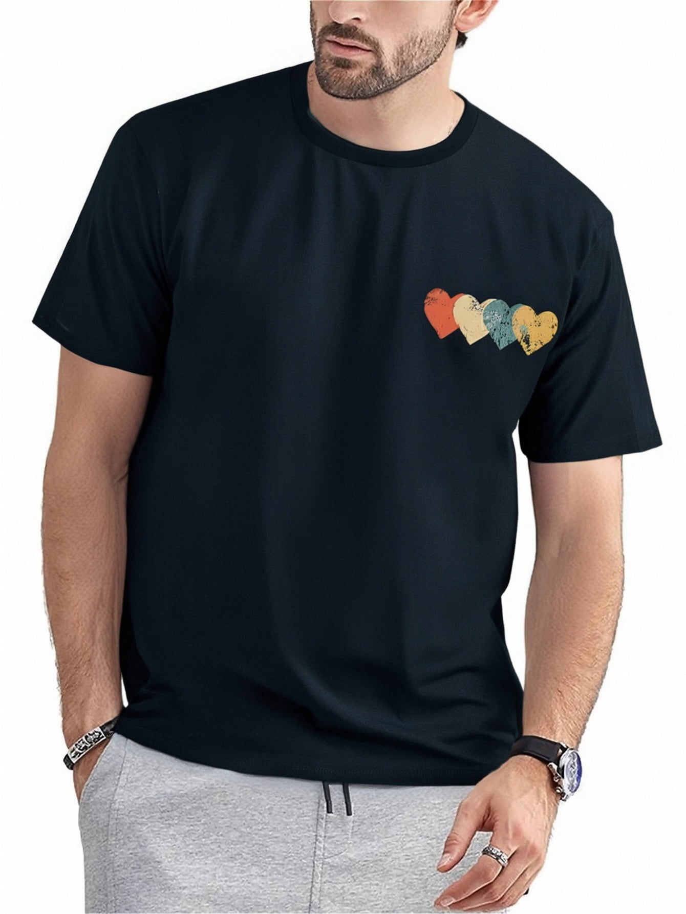 T-Shirt I Love Heart Budapest – Unisex – Cotone 100% – Nero – TeeTreeDesigns