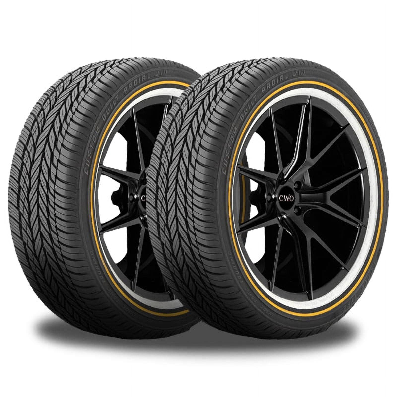 Vogue Radial VIII 245/35R20 95V XL Tires, White/Gold Vogue Radial VIII 245/35R20 95V XL Tires, White/Gold