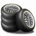 thumbnail image 1 of 4 Vogue Tyres Custom Built Radial 215/50R17 95V White/Gold Sidewall Tires 460AA 0.3206.600 / 215/50/17 / 2155017, 1 of 3