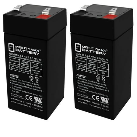 4 Volt 4.5 Ah SLA Replacement for Powermate PM445F1 - 2 Pack