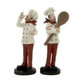 thumbnail image 1 of 4"W, 12"H Multi Colored Polystone Chef Sculpture, by DecMode (2 Count), 1 of 11