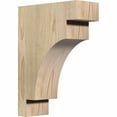 thumbnail image 1 of 4"W x 10"D x 14"H Mediterranean Rough Sawn Corbel, Douglas Fir, 1 of 9