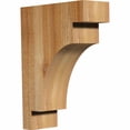 thumbnail image 1 of 4"W x 10"D x 14"H Mediterranean Rough Sawn Corbel, Western Red Cedar, 1 of 9