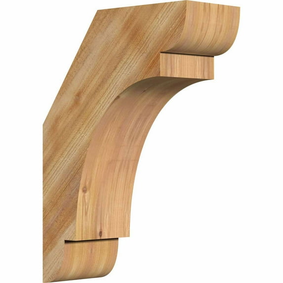 4"W x 10"D x 14"H Olympic Rough Sawn Brace, Western Red Cedar