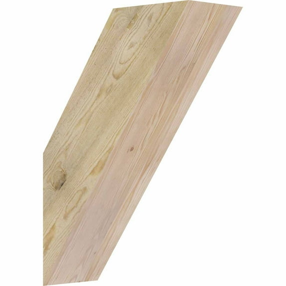 4"W x 10"D x 14"H Traditional Rough Sawn Brace, Douglas Fir