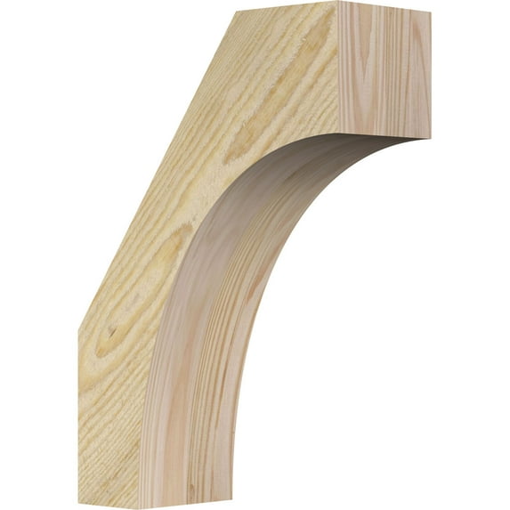 4"W x 10"D x 14"H Westlake Rough Sawn Brace, Douglas Fir