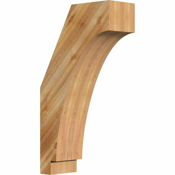 4"W x 10"D x 18"H Imperial Rough Sawn Brace, Western Red Cedar
