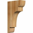 thumbnail image 1 of 4"W x 10"D x 18"H New Brighton Rough Sawn Corbel, Western Red Cedar, 1 of 9