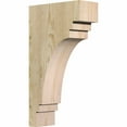 thumbnail image 1 of 4"W x 10"D x 18"H Pescadero Rough Sawn Corbel, Douglas Fir, 1 of 9