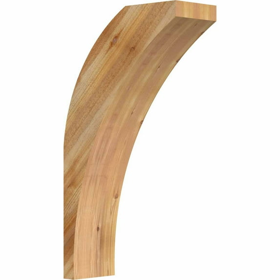 4"W x 10"D x 18"H Thorton Rough Sawn Brace, Western Red Cedar