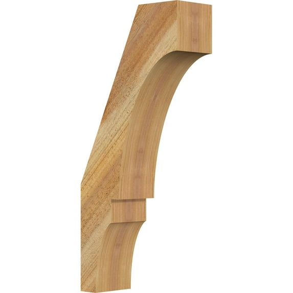 4"W x 10"D x 22"H Balboa Rough Sawn Knee Brace, Western Red Cedar