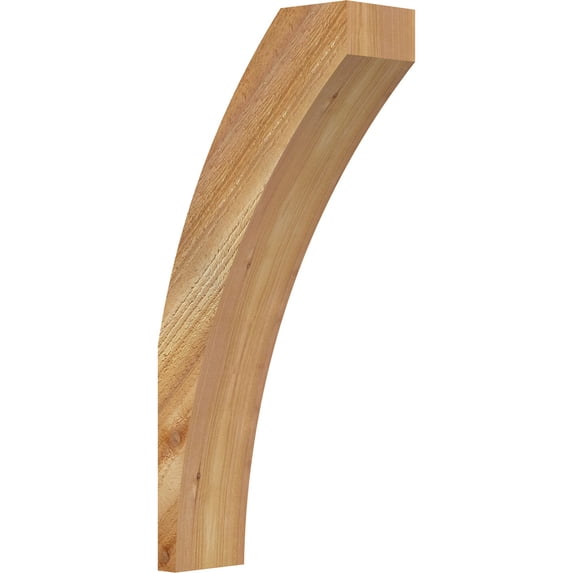 4"W x 10"D x 22"H Thorton Rough Sawn Knee Brace, Western Red Cedar
