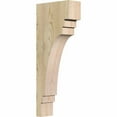 thumbnail image 1 of 4"W x 10"D x 26"H Pescadero Rough Sawn Corbel, Douglas Fir, 1 of 9