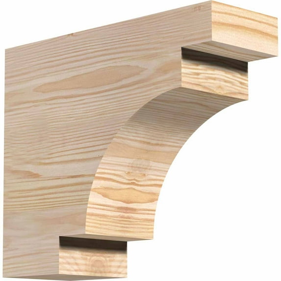4"W x 10"H x 12"L Mediterranean Rough Sawn Rafter Tail, Douglas Fir