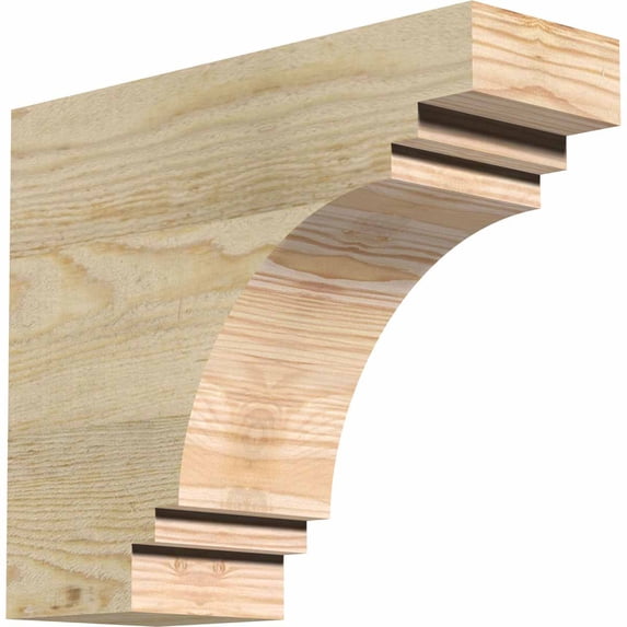 4"W x 10"H x 12"L Pescadero Rough Sawn Rafter Tail, Douglas Fir