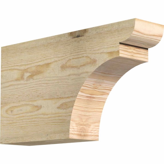 4"W x 10"H x 18"L Yorktown Rough Sawn Rafter Tail, Douglas Fir