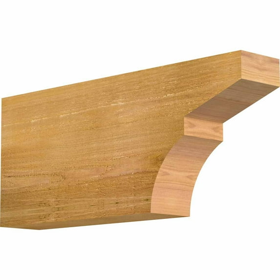 4"W x 10"H x 24"L Monterey Rough Sawn Rafter Tail, Western Red Cedar