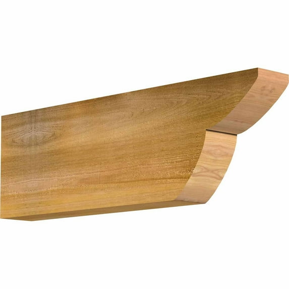 4"W x 10"H x 32"L Crestline Rough Sawn Rafter Tail, Western Red Cedar