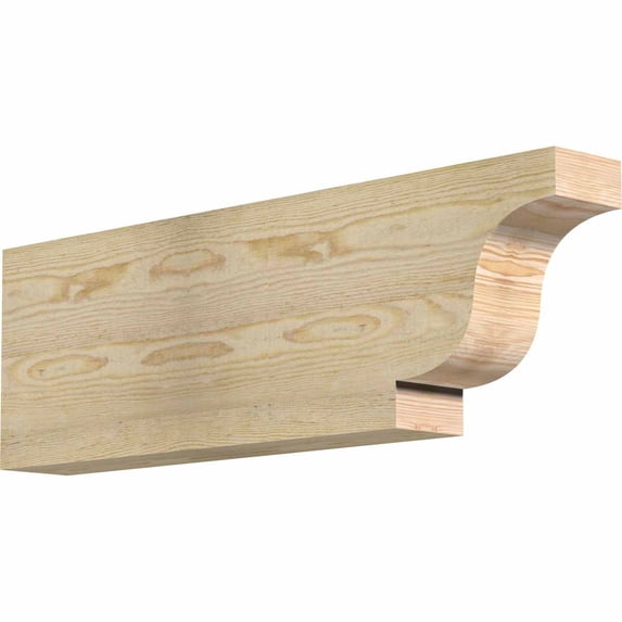 4"W x 10"H x 32"L Newport Rough Sawn Rafter Tail, Douglas Fir