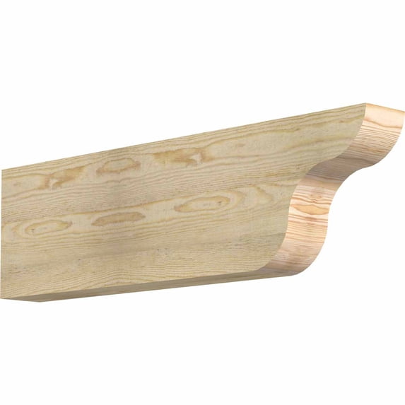 4"W x 10"H x 36"L Carmel Rough Sawn Rafter Tail, Douglas Fir