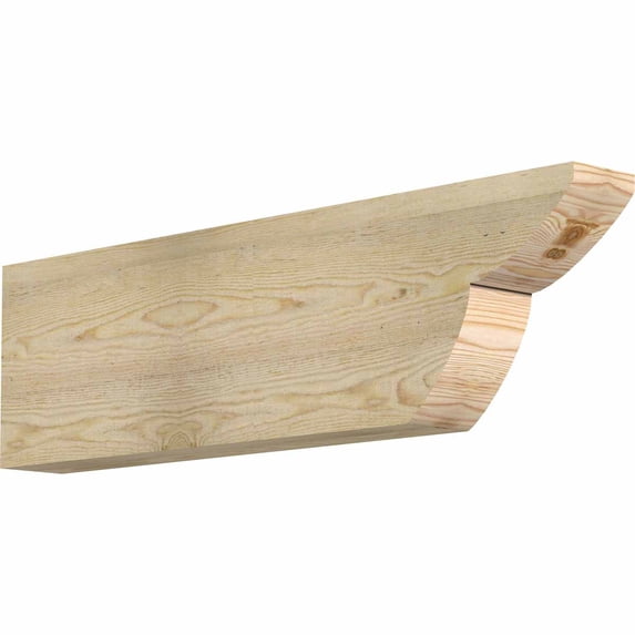 4"W x 10"H x 36"L Crestline Rough Sawn Rafter Tail, Douglas Fir