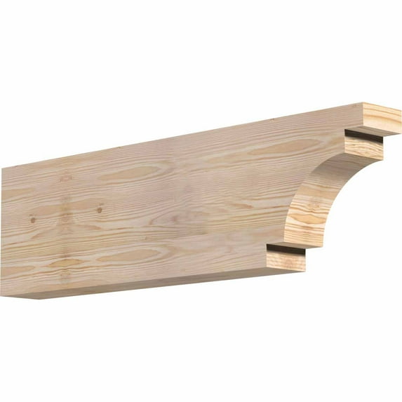 4"W x 10"H x 36"L Mediterranean Rough Sawn Rafter Tail, Douglas Fir