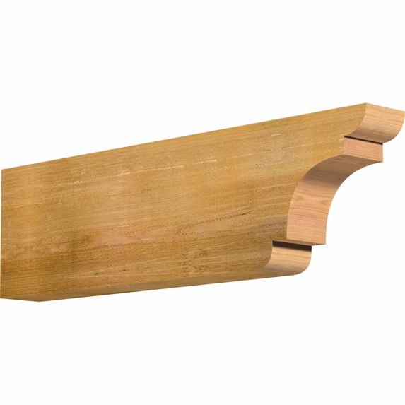 4"W x 10"H x 36"L New Brighton Rough Sawn Rafter Tail, Western Red Cedar