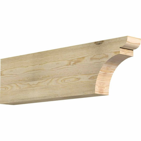 4"W x 10"H x 36"L Yorktown Rough Sawn Rafter Tail, Douglas Fir