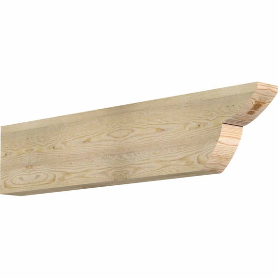 4"W x 10"H x 48"L Crestline Rough Sawn Rafter Tail, Douglas Fir