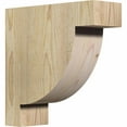 thumbnail image 1 of 4"W x 12"D x 12"H Alpine Rough Sawn Corbel, Douglas Fir, 1 of 9