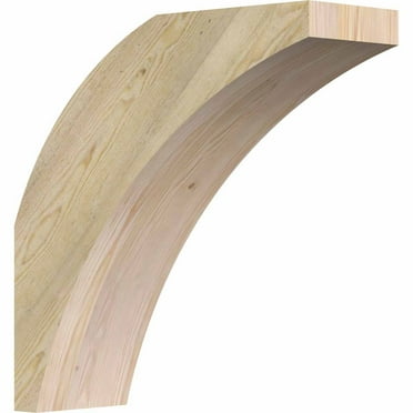 4"W x 12"D x 12"H Thorton Rough Sawn Brace, Douglas Fir